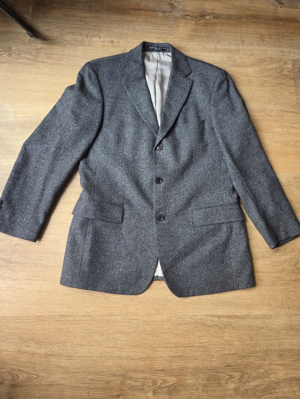 Hugo Boss Wool Silk Cashmere Blazer Jacket Size 38R